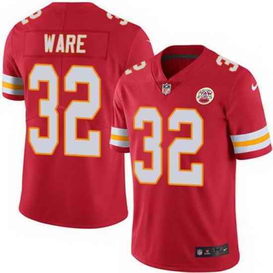 Nike Chiefs #32 Spencer Ware Red Team Color Mens Stitched NFL Vapor Untouchable Limited Jersey